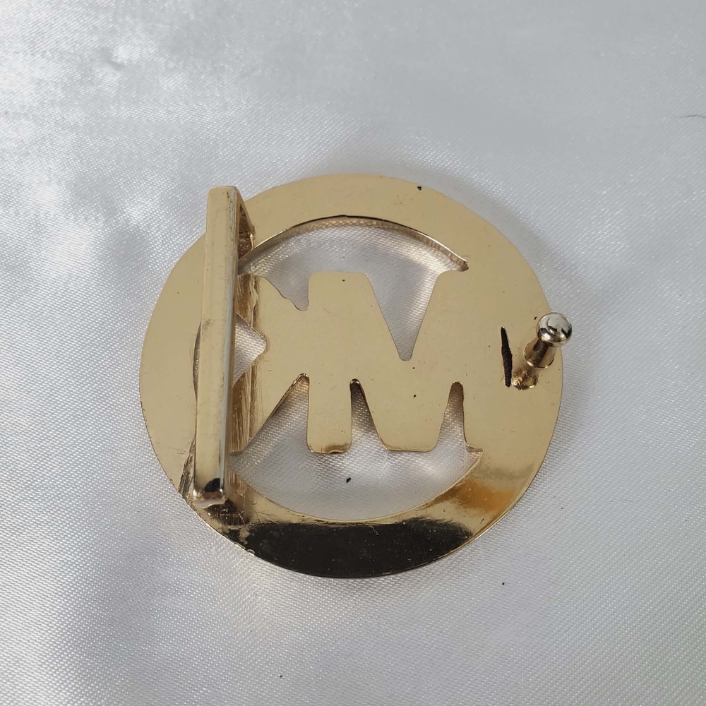 Vintage Michael Kors Brass Belt Buckle - Picture 2 of 4